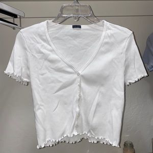 White brandy Melville top